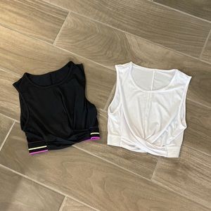 Fabletics crop tops xs/small only worn one time each